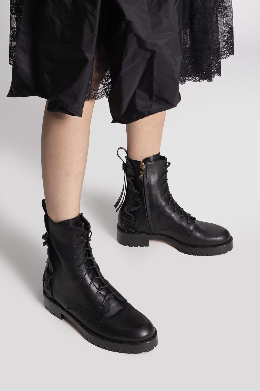 Red valentino cheap ankle boots